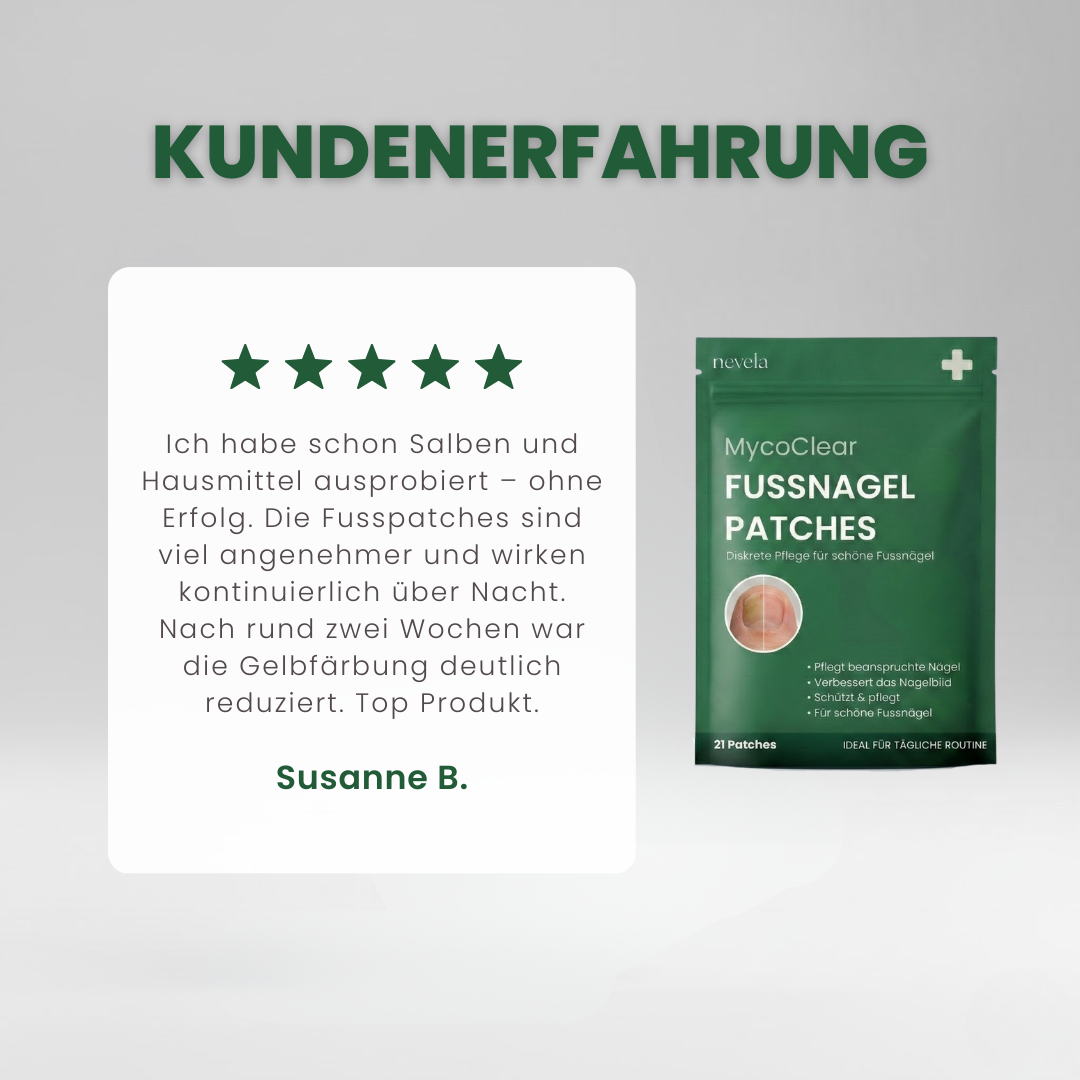 MycoClear™ - Patches für schönere Fussnägel